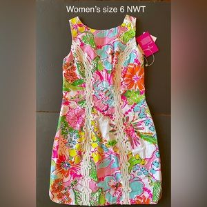 NWT Lilly Pulitzer for Target Nosey Posey women’s size 6 shift dress